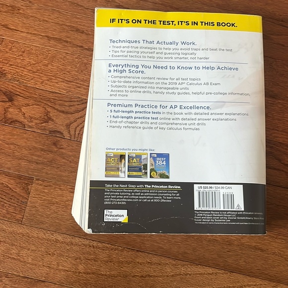 Princeton Review AP Exam Prep Calc AB - Picture 2 of 2